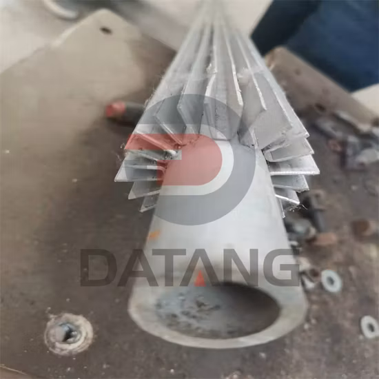 Tube à ailettes Datang du tube de base : alliage d'aluminium/acier inoxydable/acier au carbone/cuivre