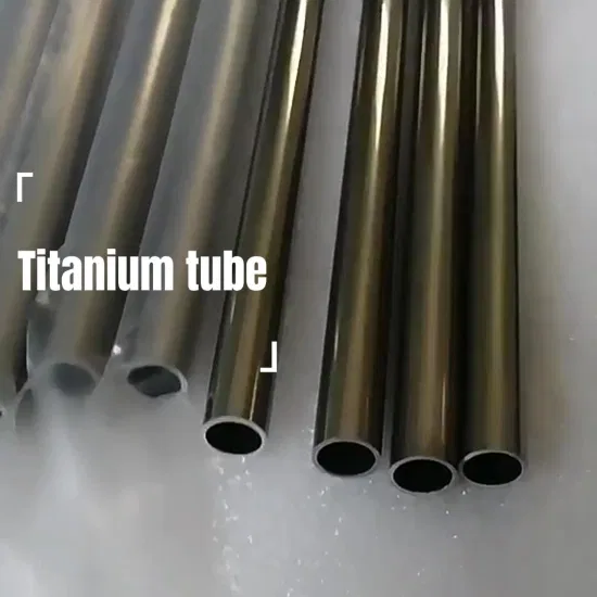 Titane pur ASTM B338 99,99 % (Ti) Prix Tube en titane